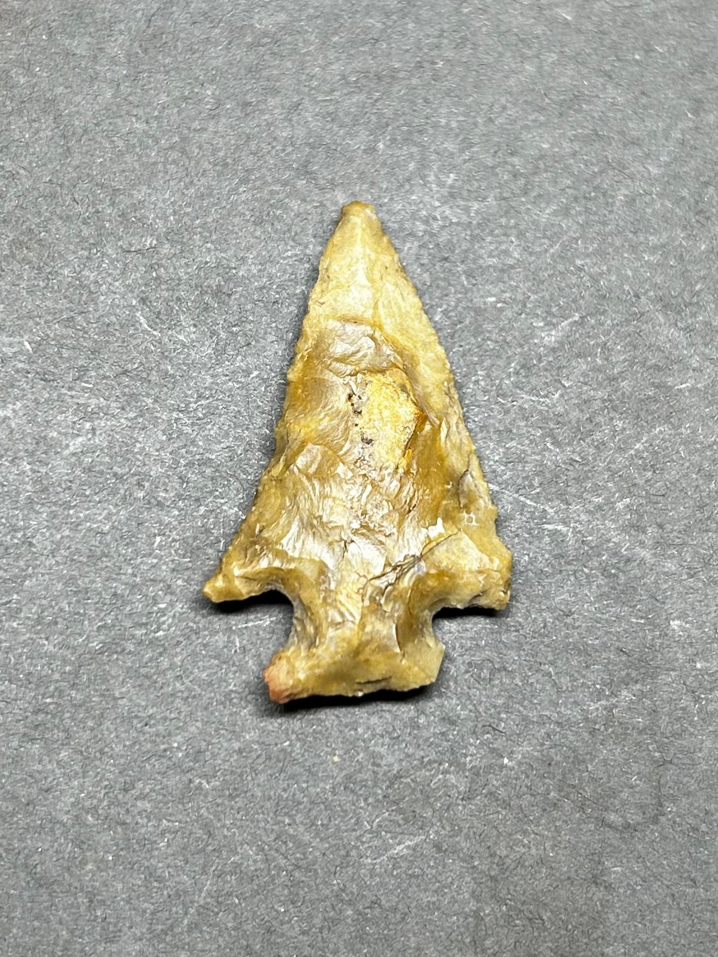 Bird Point Native American Arrowhead Small Penny Size Artifact