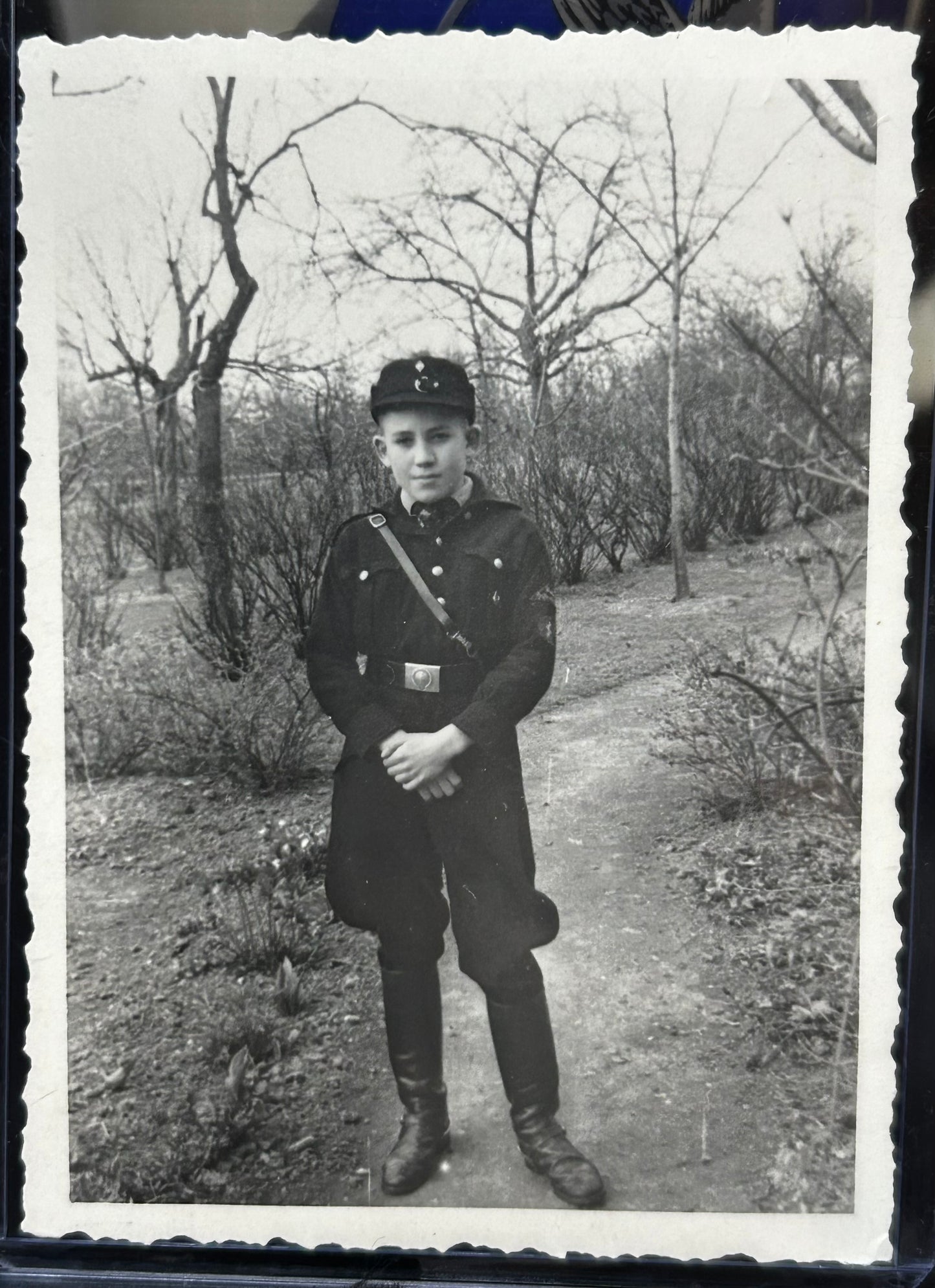 German WWII Hitler Youth/DJ Member Photo Nice Shot