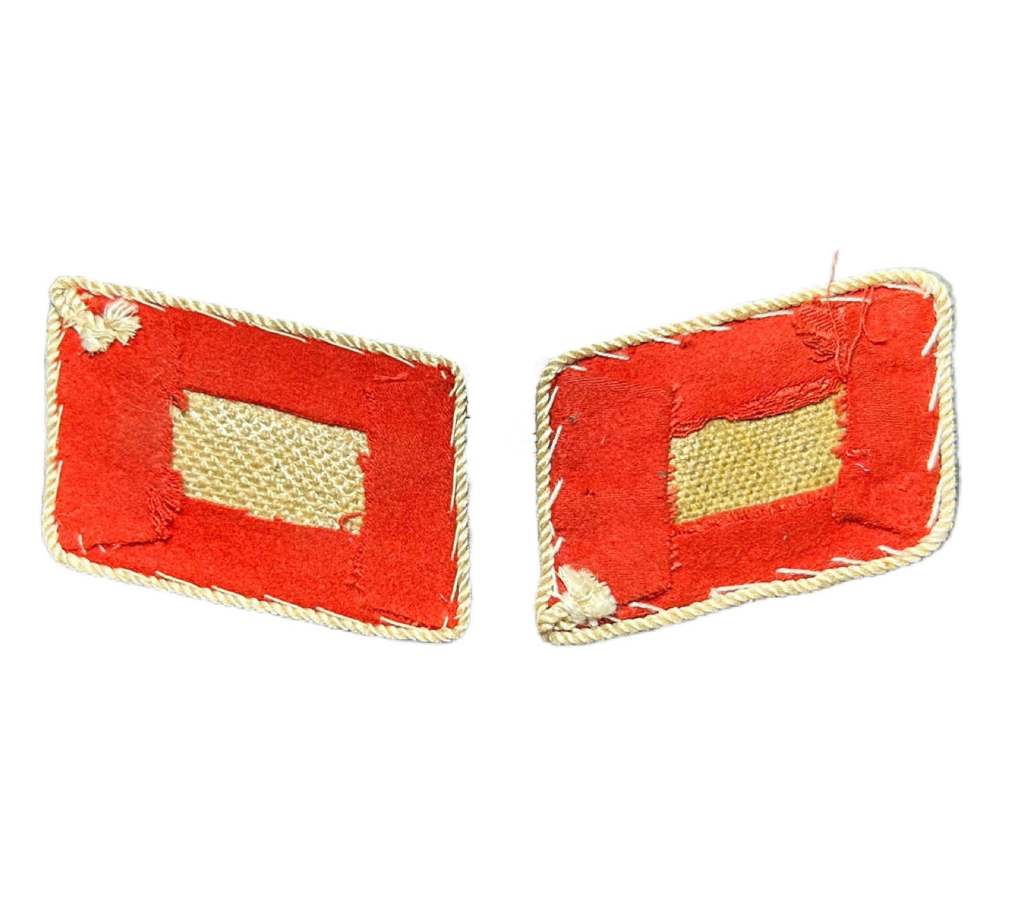 SA Collar Tabs Bright Red Oberführer Group Staff