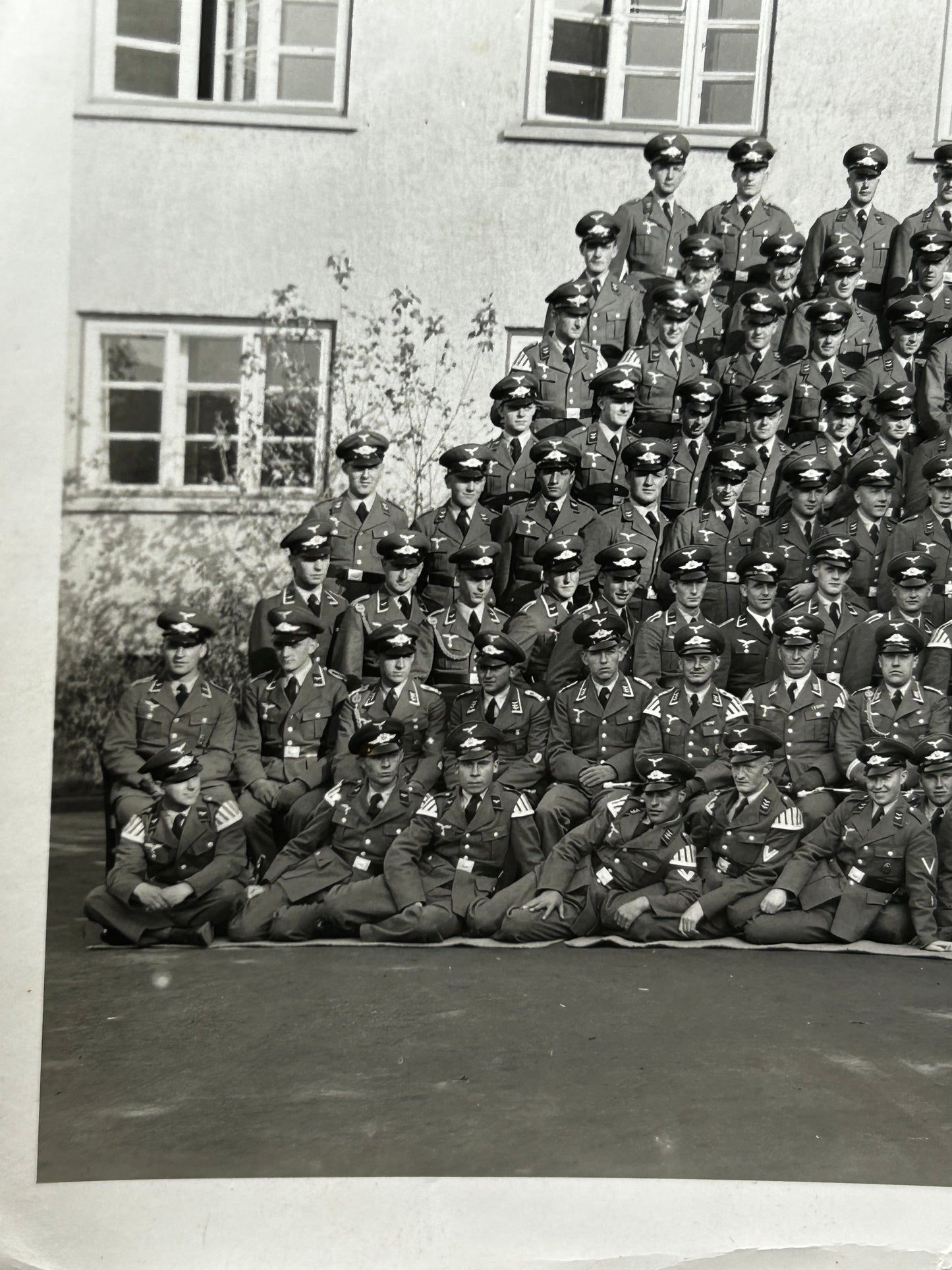 German WWII Photo Large Size Photo Of Luftwaffe Unit