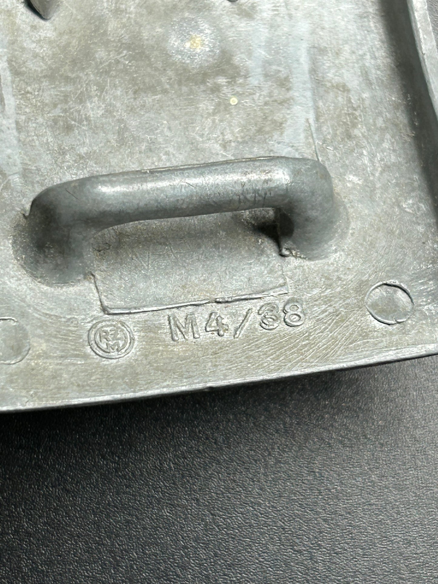Hitler youth belt buckle (RZM M4/38) zinc coated steel