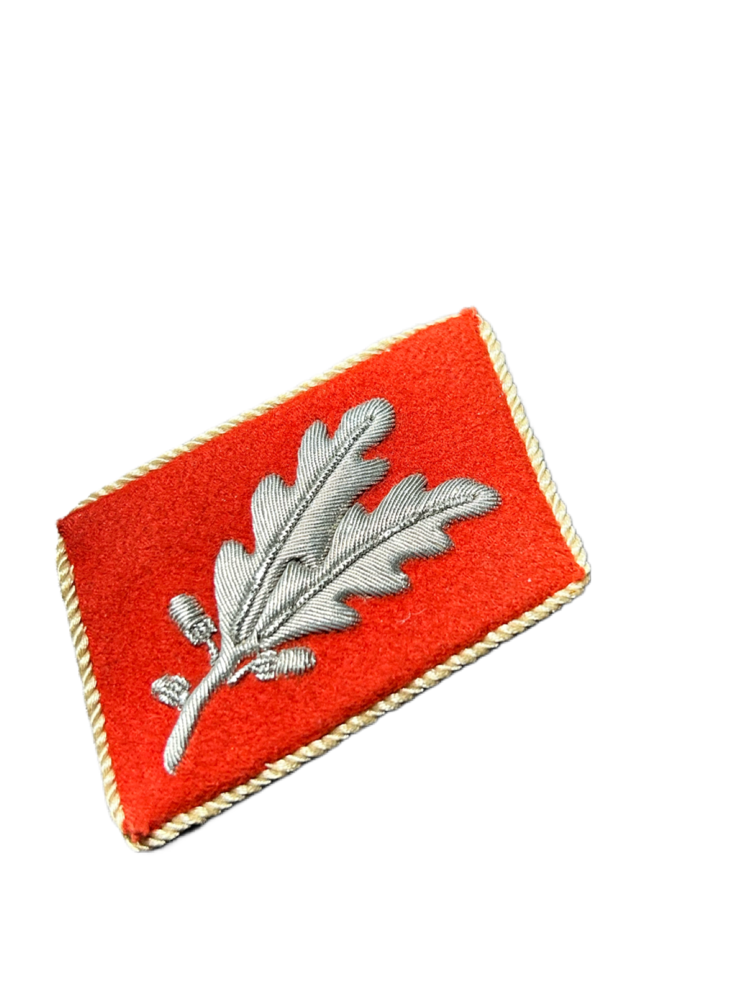 SA Collar Tabs Bright Red Oberführer Group Staff