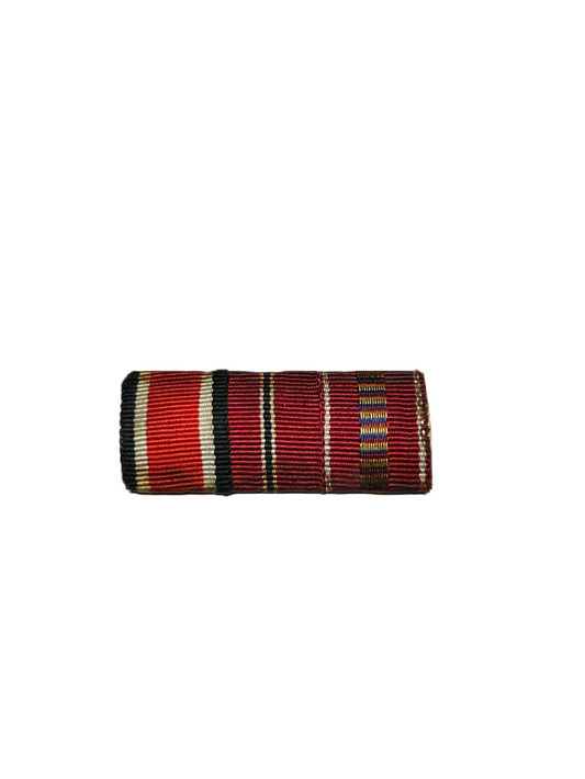 German 3 Place Ribbon Bar, Ek2, Eastern Front, Bulgarian Fight Against Communism