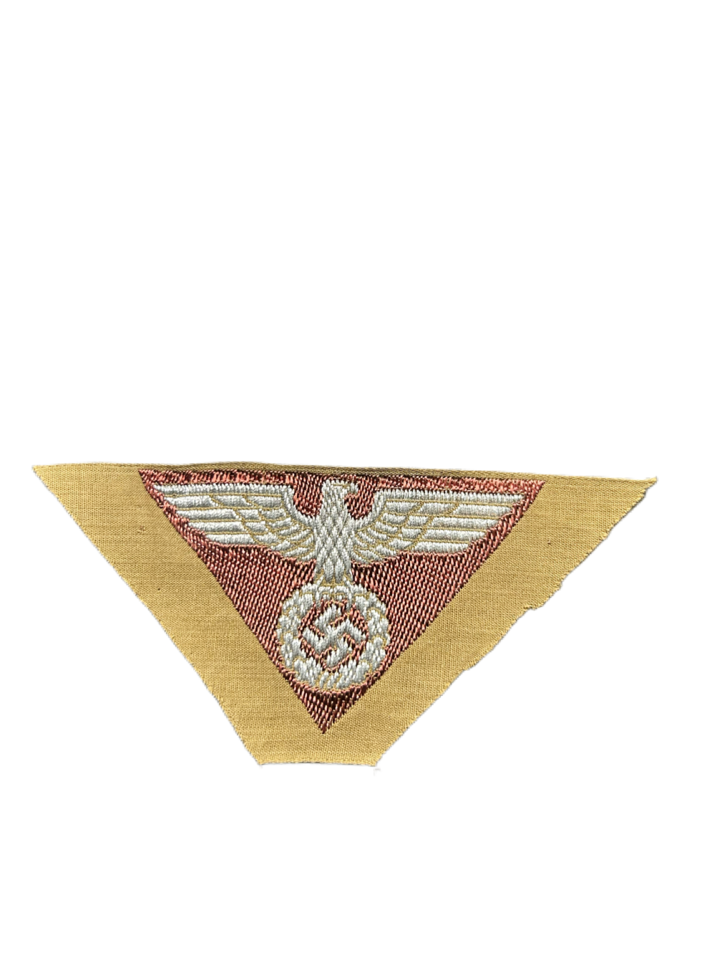 SA Overseas Cap Insignia In Bevo