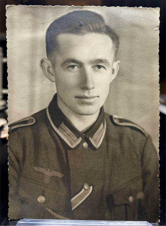 German WWII Heer Portrait LARGE Size Photo