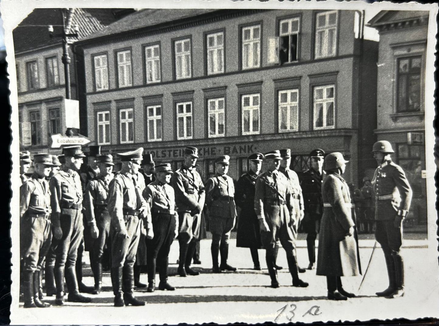 Rare! German WWII High Rank SA & Algemeine SS Men Photo