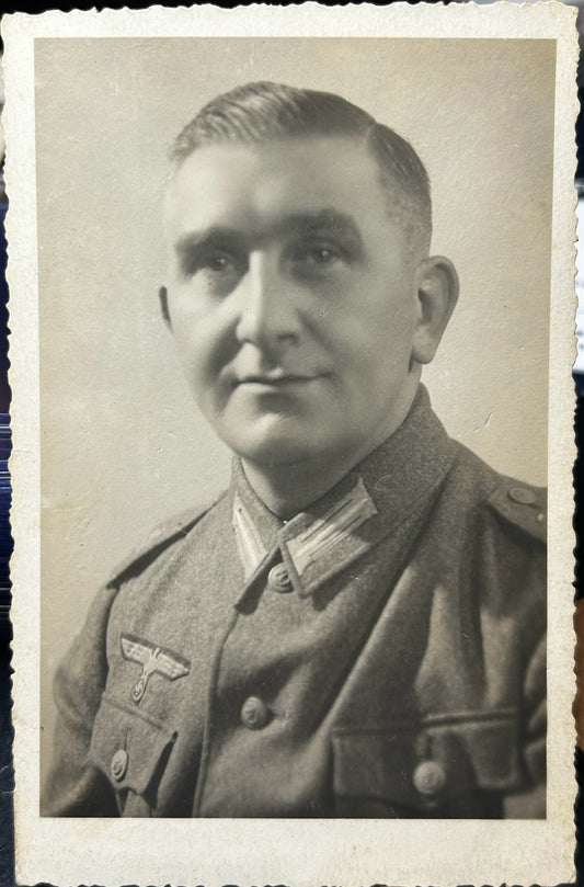 German WWII Photo Wehrmacht/Heer EM Portrait