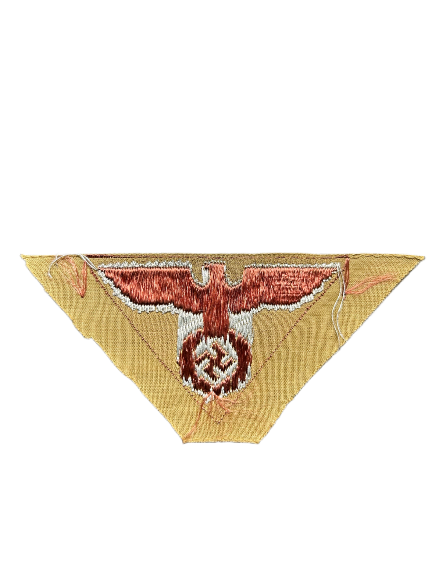 SA Overseas Cap Insignia In Bevo