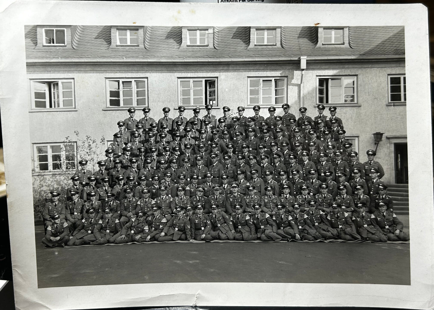 German WWII Photo Large Size Photo Of Luftwaffe Unit