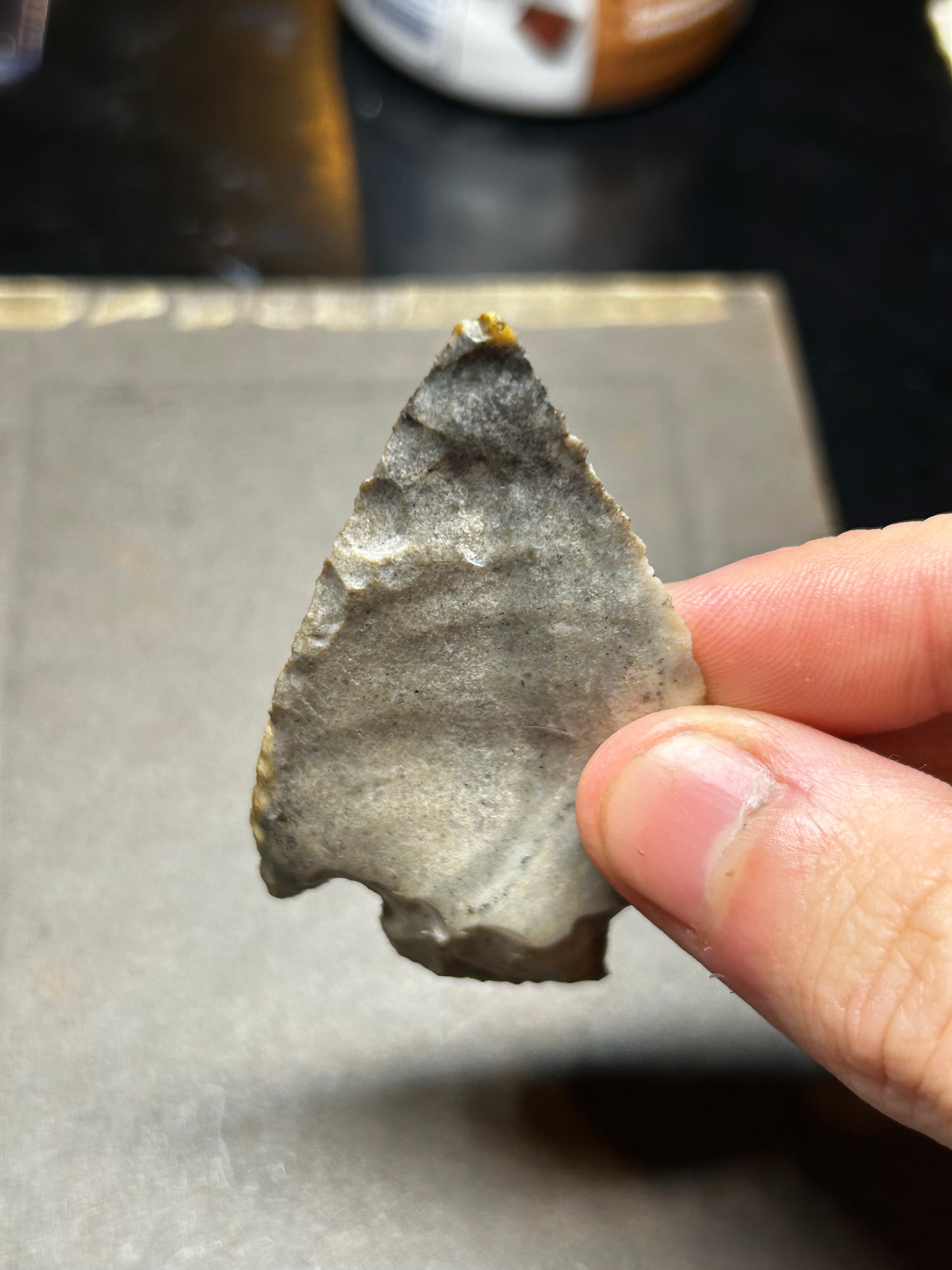 Hamilton Stemmed Native American Arrowhead Found In Kentucky