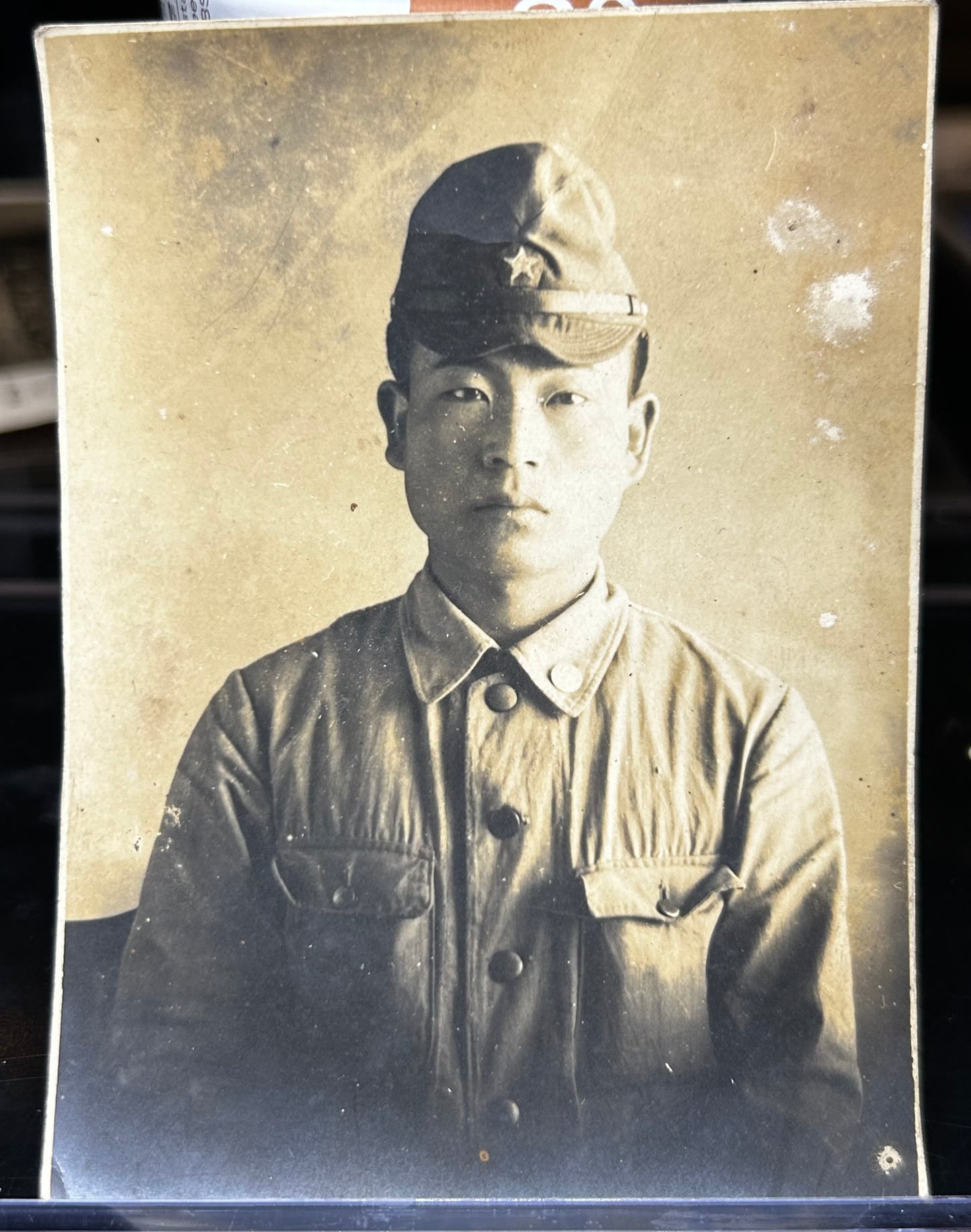 Japanese WWII IJA Soldier Portrait Photo