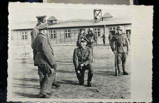 German WWII Heer Photo Barracks? POW Camp?