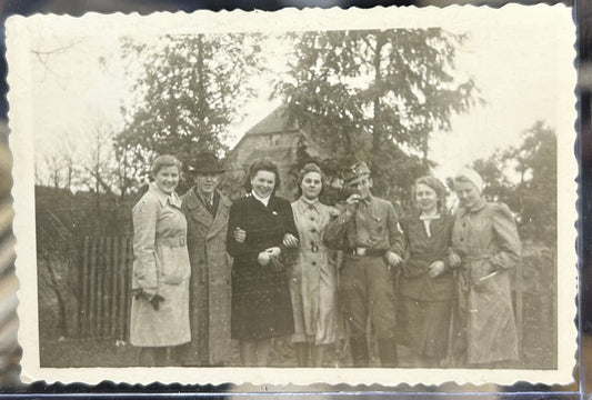 German WWII Early Photo Of SA Member Smoking