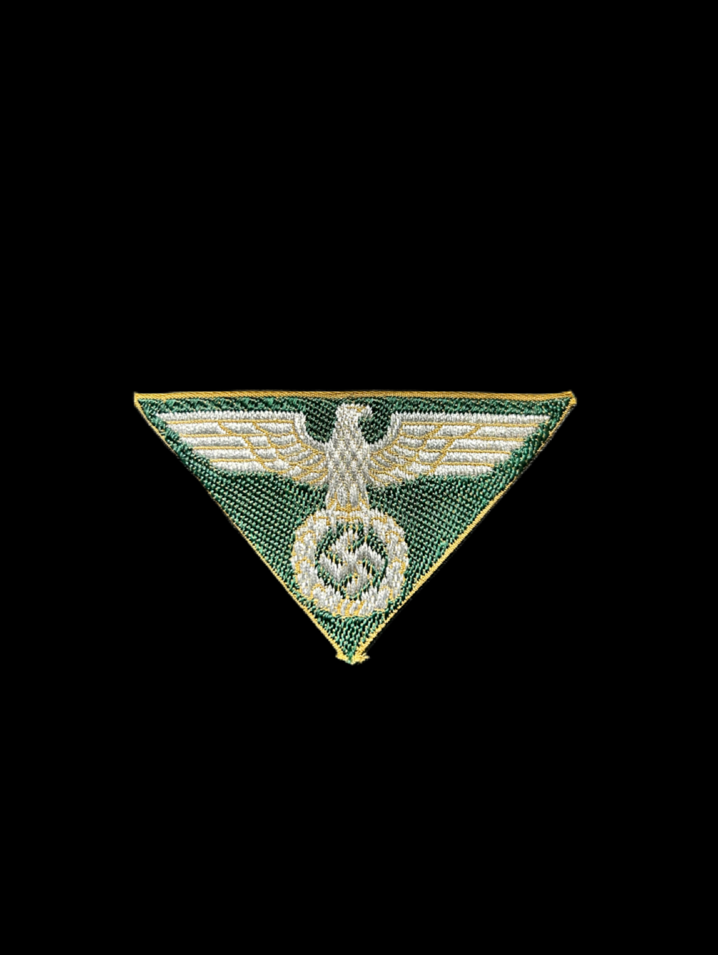 SA Overseas Cap Insignia In Bevo