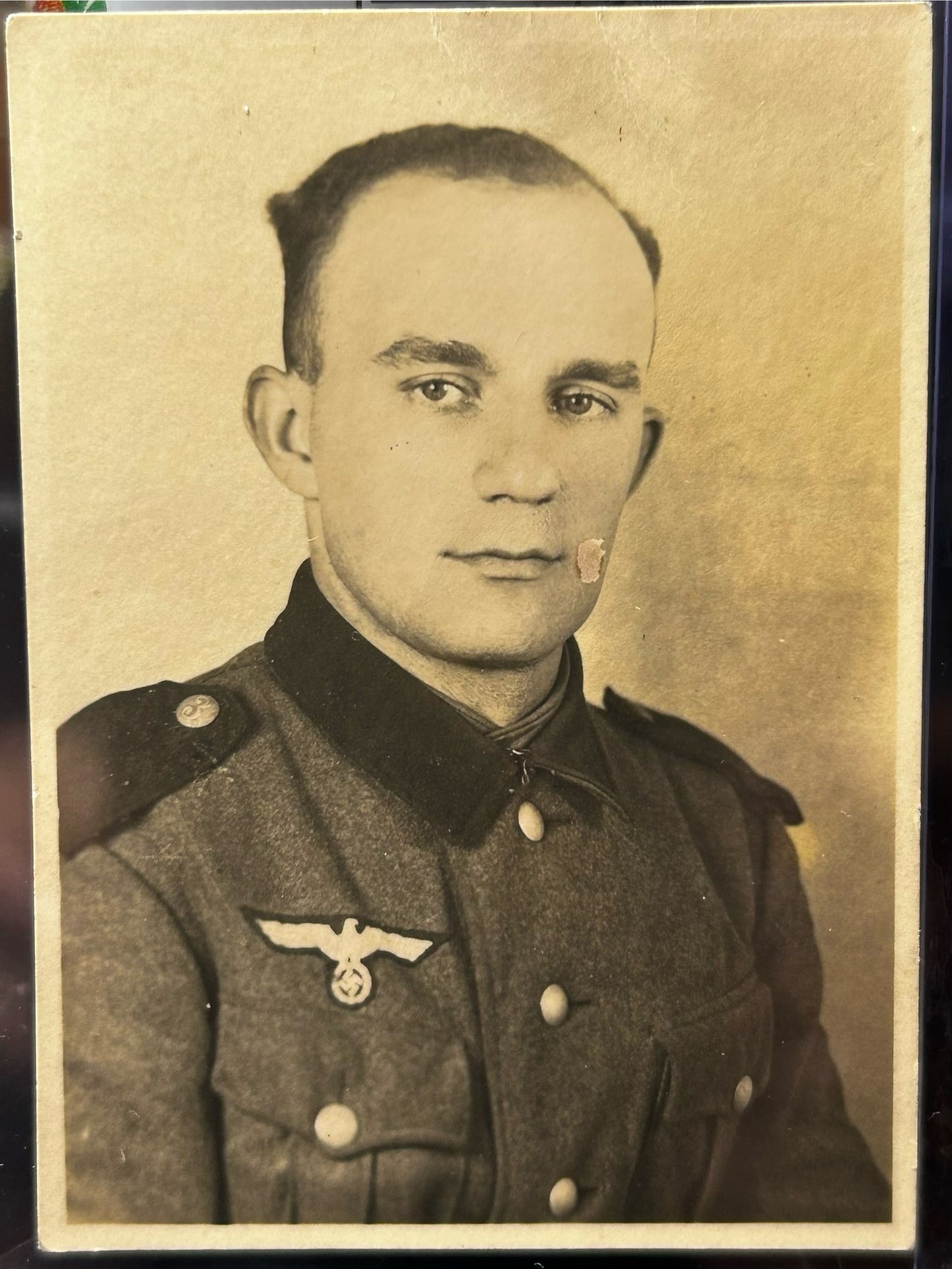 German WWII Photo Wehrmacht/Heer Portrait Photo Small Size